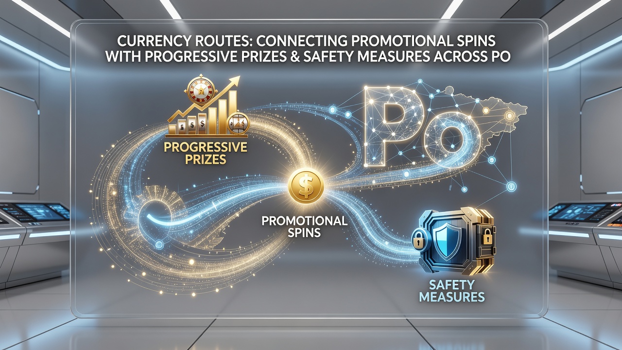 Diagram showing secure mobile payment routes between promotional features and jackpot systems