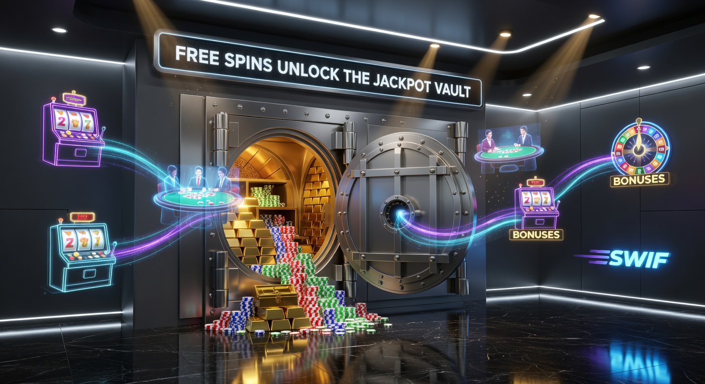 Dynamic collage of mobile casino elements: jackpot meters rising during free spins, live dealer roulette wheel spinning, table game strategies unfolding, bonus icons popping, swift payment gateways, and protective shields activating