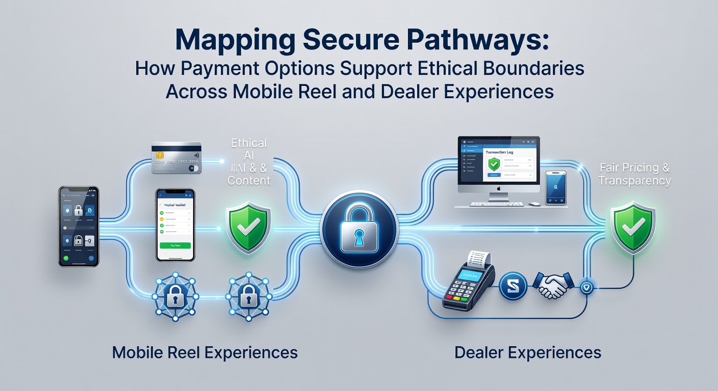 Secure payment interfaces integrated with mobile slot reels and live dealer tables showing transaction flows and limit settings