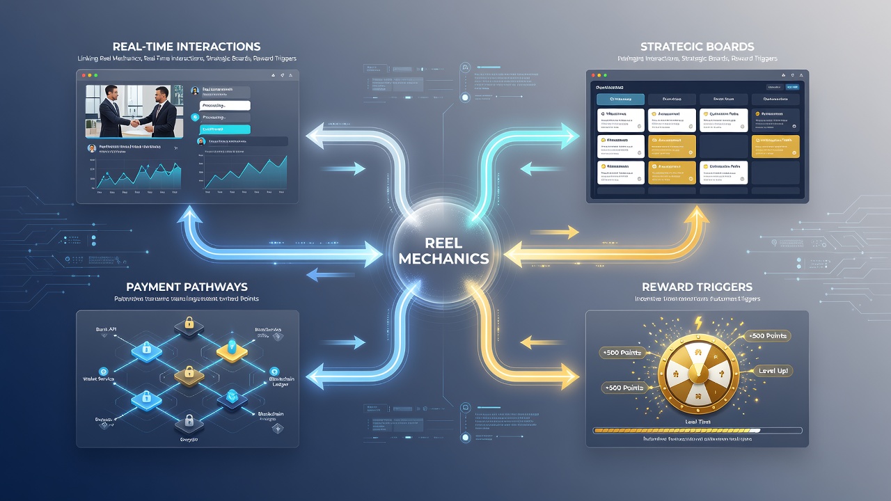 Illustration of reward trigger sequences linked to mobile payment confirmations in casino apps