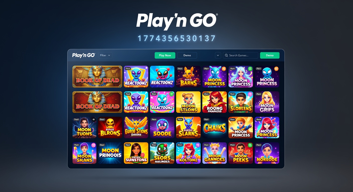 Dynamic Play'n GO game interface highlighting cascading wins and thematic adventures