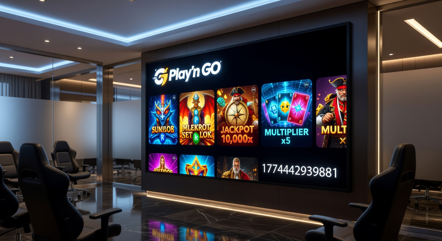 Close-up of Play'n GO slot game with mystical themes, glowing symbols, and jackpot meters