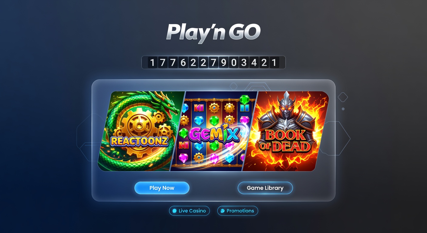 Dynamic Play'n GO interface displaying cascading wins, multipliers, and thematic adventures from ancient myths to space explorations