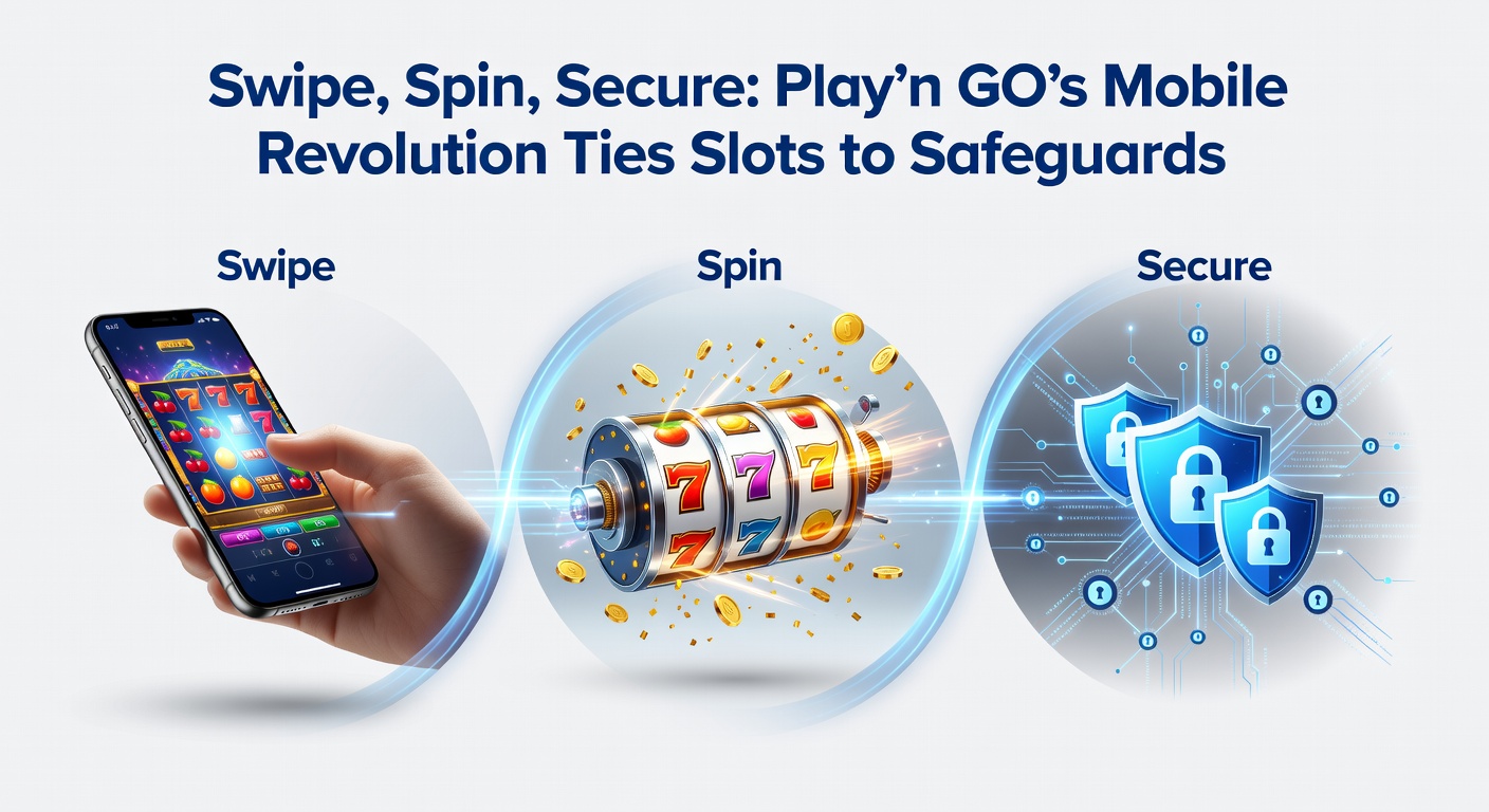 Close-up of a smartphone interface showing Play'n GO's slot game overlaid with transparent safeguard tools like session timers and reality checks, highlighting protective layers in action