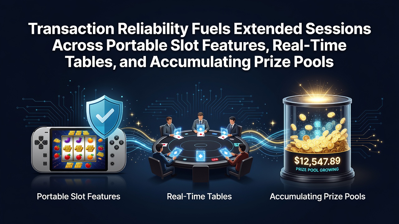 Illustration of seamless mobile transactions supporting extended casino sessions on slots and live tables